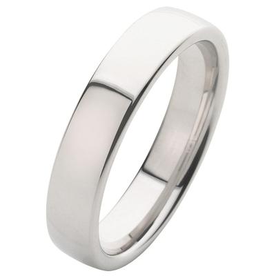 Trauring FIRETTI "Schmuck Geschenk Hochzeit Ehering Trauring "LIEBE" Gr. 17,5, silber (silberfarben), Fingerringe, 17,5, ohne Zirkonia, Silber 925 (Sterlingsilber), 5mm, Made in Germany - wahlweise mit oder ohne Zirkonia (synth.) Image