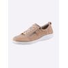 Sneaker CAPRICE, Damen, Gr. 38, beige, Veloursleder, sportlich, Schuhe