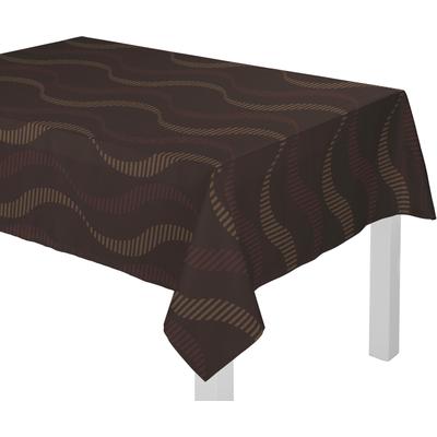 Tischdecke WIRTH "LUPARA" Gr. 5, braun, B:130cm L:220cm, Polyester, Baumwolle, Tischdecken Image