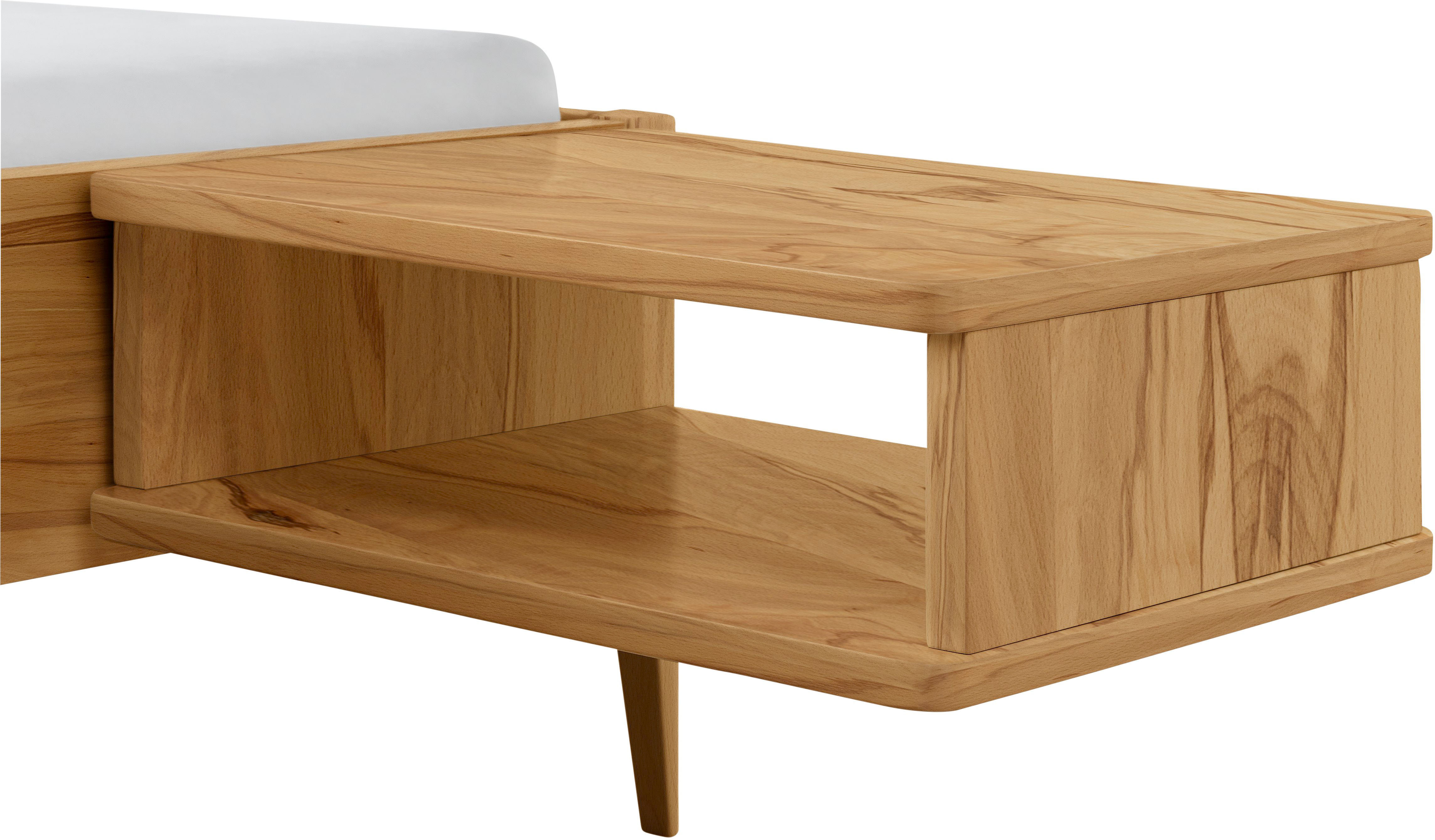 Nachtkonsole HASENA "Seva", braun, B:48cm H:16cm T:38cm, Massivholz, Sideboards, Nachtkonsole