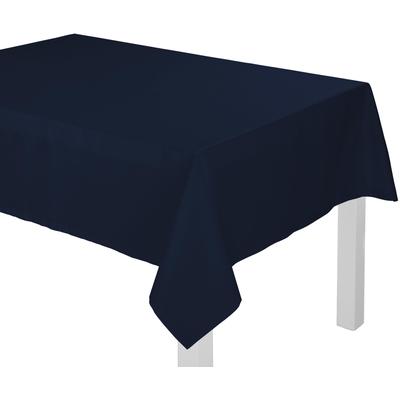 Tischdecke WIRTH "NEWBURY" Gr. 2, blau (nachtblau), B:120cm L:120cm, Polyester, Baumwolle, Tischdecken Image