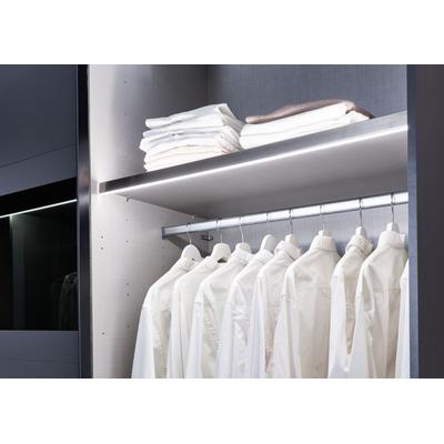 Schrankleuchte WIMEX "Easy Plus, besonderer Blickfang, warmes Licht", grau (alu), H:5cm L:87cm, Lampen, fixierbar an den Einlegeböden, Schrankinnenbeleuchtung Image