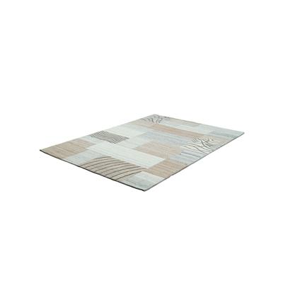 Teppich HEINE HOME Gr. 2, beige (natur, grau), B:70cm H:12mm L:140cm, Wolle, Schurwolle, Teppiche Image