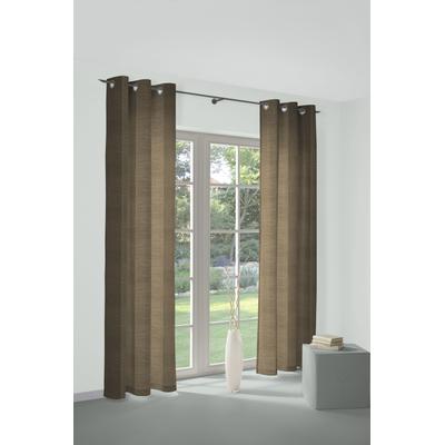 Vorhang WIRTH "Niederau" Gr. 4, braun, B:132cm H:245cm, Jacquard, Polyacryl, Polyester, Gardinen Image