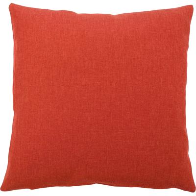 Dekokissen GÖZZE "Milano", rot (rot, unifarben), B:40cm L:40cm, Polyester, Dekokissen_Sitzkissen_Kissenhüllen, mit Reißverschluss, Kissenhüle ohne Füllung, 2 Stück Image