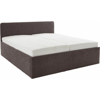 Polsterbett "Davos", OTTOs Choice Topseller", grau (dunkelgrau), B:165cm H:98cm L:210cm, Bezug Bett: Microfaser (100% Polyester), Bonnell-Federkernmatratze: 51% Polypropylen, 39% Polyester und 10% Baumwolle, Kaltschaummatratze: 100% Polyester,... Image