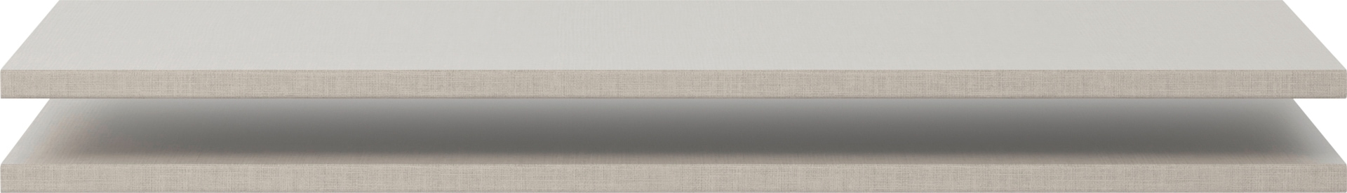 Einlegeboden "Henderson", beige (leinenoptik), B:98cm H:2cm T:50cm, Holzwerkstoff, SET ONE BY MUSTERRING, Einlegeböden, 2er-Set, Breite 98 cm für Schränke Programm Henderson