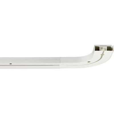 Gardinenschiene GARESA "Kunststoffschiene CREDO", weiß, L:520cm, Kunststoff, Gardinenstangen, Kunststoffschiene 3-läufig seitlich mit Rundbögen, Deckenmontage Image