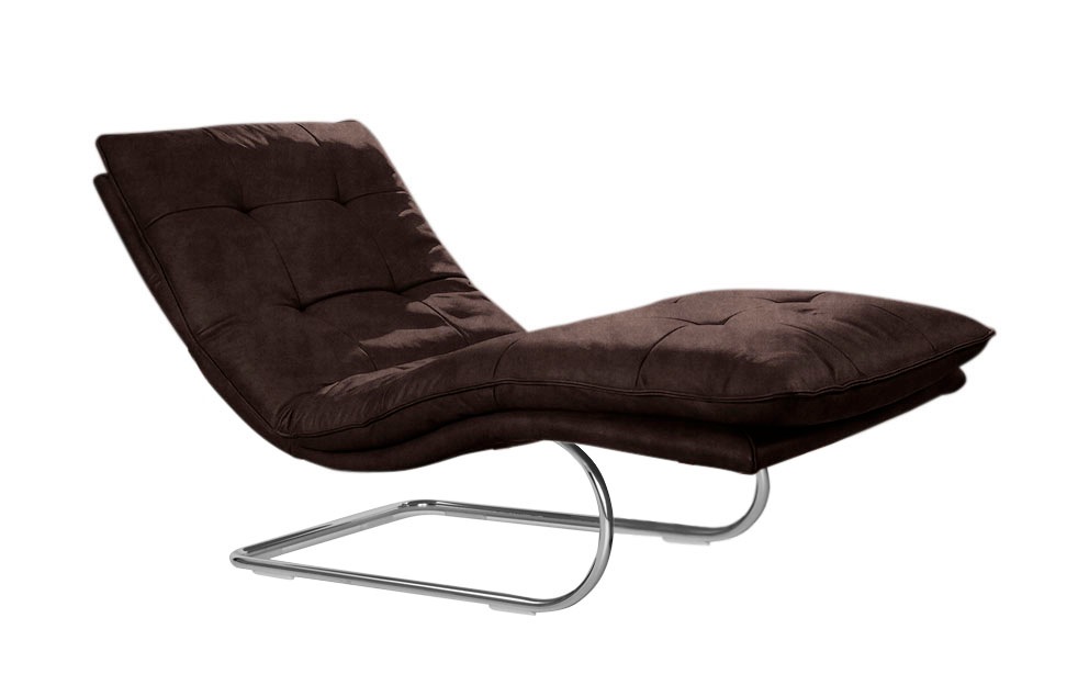 Relaxliege W.SCHILLIG "daily dreams", braun (mocca z69), B:75cm H:91cm T:170cm, Longlife Xtra-Leder Z69: Das feinnarbige, gedeckte Softleder Z69 besticht durch seine außergewöhnliche Weichheit im trendigen »Vintage-Look«, Hautstärke 0, 9 - 1, 1 mm,... Image