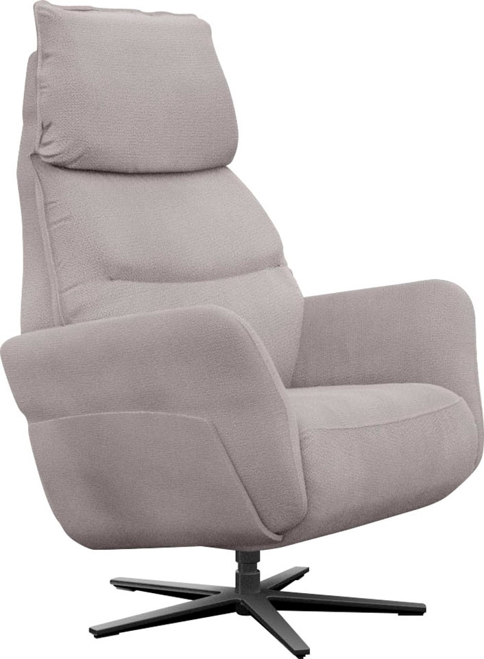 Relaxsessel ALINA "Thimo", grau (mittelgrau xbo 19), B:84cm H:114cm T:88cm, Struktur fein XBO (100% Polyester), Sessel, Relaxsessel, in Größe M, Liegefläche 180cm, verstellbar, optional mit Aufstehhilfe