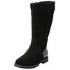 Weitschaftstiefel SHEEGO, Damen, Gr. 38, schwarz, Leder, Schuhe