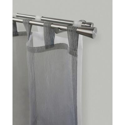 Gardinenstange GARESA "ROSA", silber (edelstahlfarben), L:470cm Ø:16mm, Metall, Gardinenstangen, Vorhanggarnitur, verlängerbar, Endknopf Stumpf, ohne Ringe Image