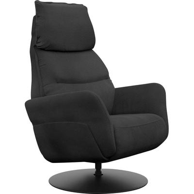 Relaxsessel ALINA "Thimo", schwarz (schwarz xbo 10), B:84cm H:114cm T:86cm, Struktur fein XBO (100% Polyester), Sessel, in Größe S, Liegefläche 178 cm, verstellbar, optional mit Aufstehhilfe Image