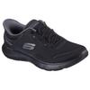 Slip-On Sneaker SKECHERS "Flex Appeal 5.0 - Easy Breezy", Damen, Gr. 43, schwarz, Textil, unifarben, sportlich, Schuhe, Sportschuh, Freizeitschuh mit Skechers Hands Free Slip-ins