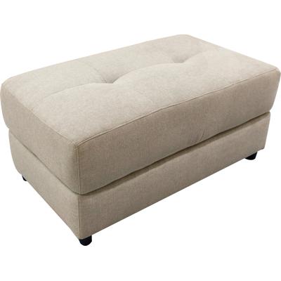 Polsterhocker HOME AFFAIRE "Sentrano + Kilado", beige, B:105cm H:52cm T:60cm, Kunstleder, Webstoff (95% Polyester5% Nylon) /Scheuertouren 40.000, Pilling 4), NaturLEDER//Kunstleder (Das Leder hat eine Dicke von 0, 9-1, 0 mm), Struktur fein ((95%... Image