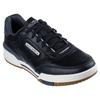 Slip-On Sneaker SKECHERS "RECOIL", Herren, Gr. 43, schwarz-weiß (schwarz, weiß), Leder, Lederimitat, sportlich, Schuhe, Slipper, Sneaker, Freizeitschuh mit Slip-ins