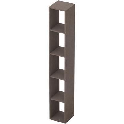 Standregal INOSIGN "Infinity Höhe 186 cm, Breite 28 cm, Bücherregal", braun (bronzo), B:28cm H:186cm T:28cm, FSC-zertifizierter Holzwerkstoff, Regale, Deko Regal, Büroregal, 5 Regalfächer, verschiedene Farben Image