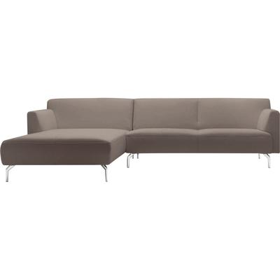 Ecksofa "CR.446", grau (beigegrau oskar), B:296cm H:82cm T:179cm, CREATION BY ROLF BENZ, Sofas, in minimalistischer, schwereloser Optik, Breite 296 cm Image