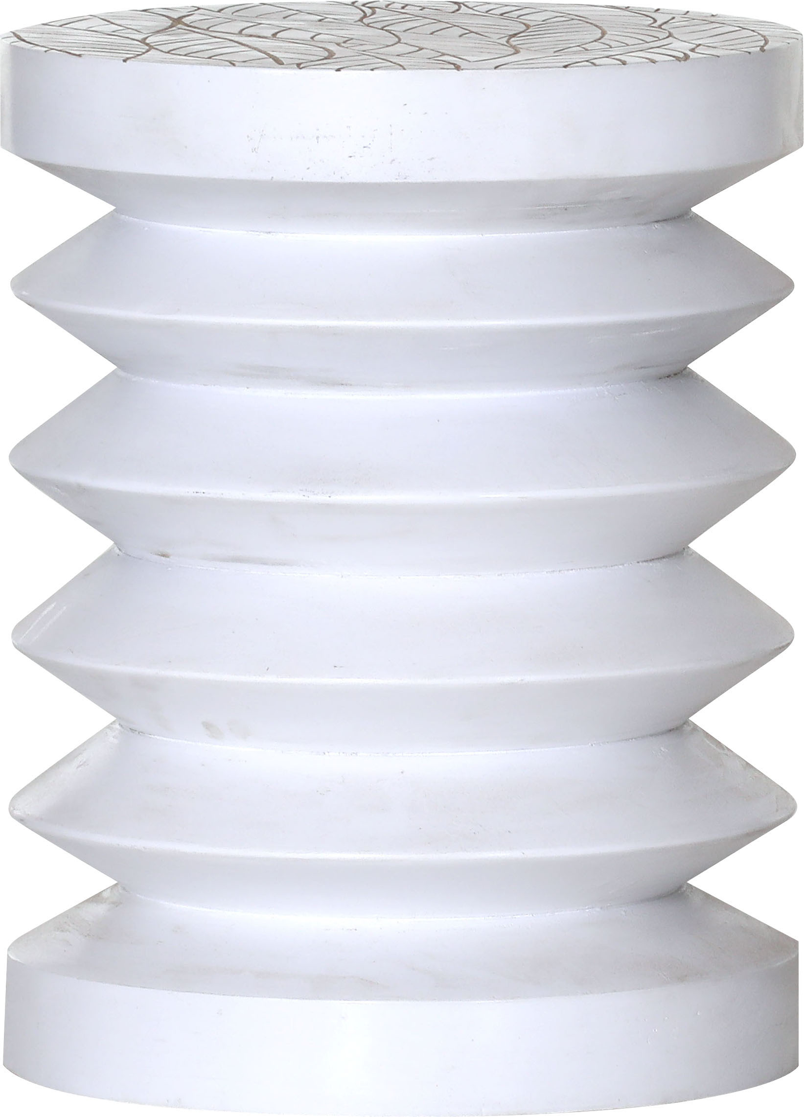 Beistelltisch GUTMANN FACTORY, weiß, B:34cm H:45cm T:34cm, Tische