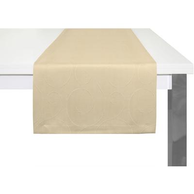 Tischläufer WIRTH "Neufahrn" Gr. 1, grau (taupe), B:40cm L:150cm, Kunstfaser, Tischdecken Image