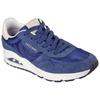 Sneaker SKECHERS "UNO-VINTAGE DAYZ", Herren, Gr. 40, blau (navy), Leder, casual, Schuhe, Keilsneaker, Sneaker mit Luftkissen