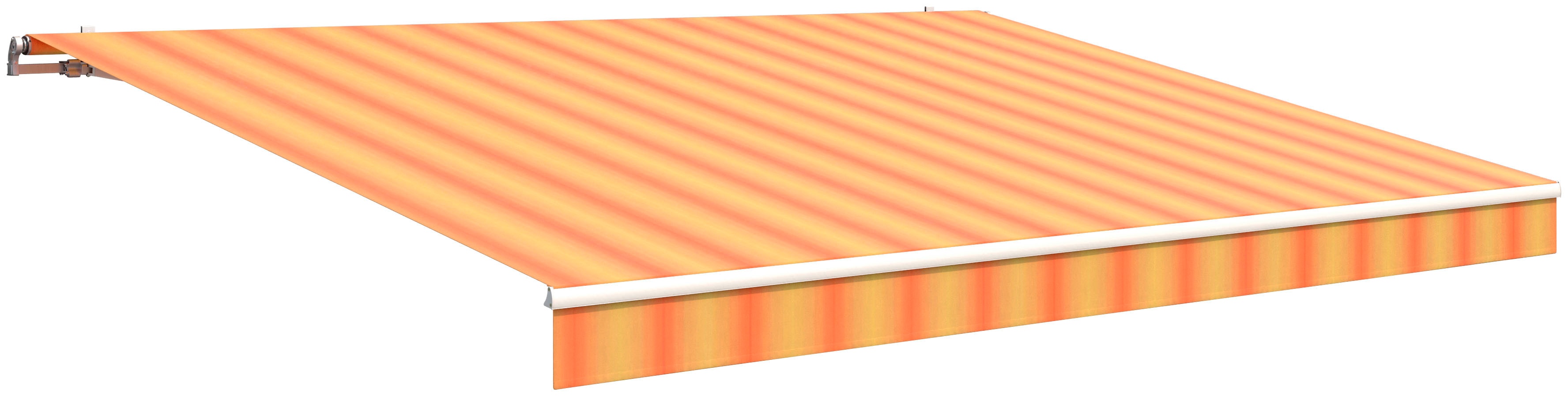 Gelenkarmmarkise WISMAR "Classic", orange (orange, gelb), B:450cm H:25cm, Polyacryl, Markisen Image