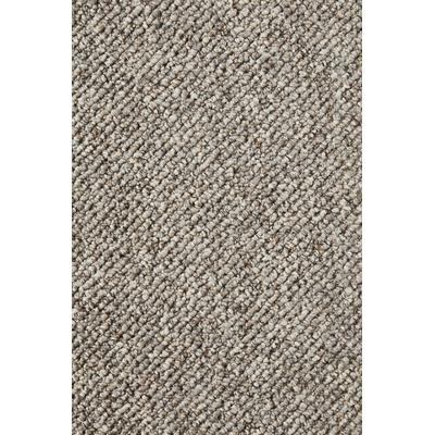 Teppichboden ANDIAMO "Kairo, Schlinge, Made in Netherlands", grau (stahlgrau), B:400cm H:8mm L:200cm, Kunstfaser, Teppiche, meliert, Breite 400 cm, Wohnzimmer, strapazierfähig & robust Image