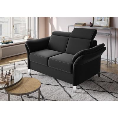 2-Sitzer SIT & MORE "Vincenzo", schwarz, B:156cm H:84cm T:93cm, Sofas Image