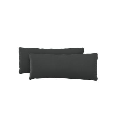 Sitzkissen SIT & MORE "Lindholm", grau (anthrazit, polyester), B:65cm H:25cm L:25cm, Polyester, Dekokissen_Sitzkissen_Kissenhüllen, im 2er Set Image