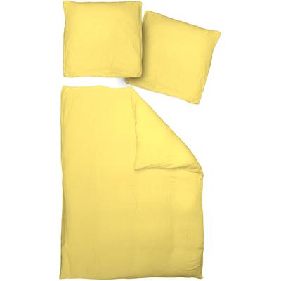 Bettwäsche ADAM "Uni Collection", gelb (sonne), B/L: 155cm x 220cm, , Renforcé, B/L: 80cm x 80cm, Renforcu00e9, Obermaterial: 100% Baumwolle, Bettwäsche, im Uni Design Image