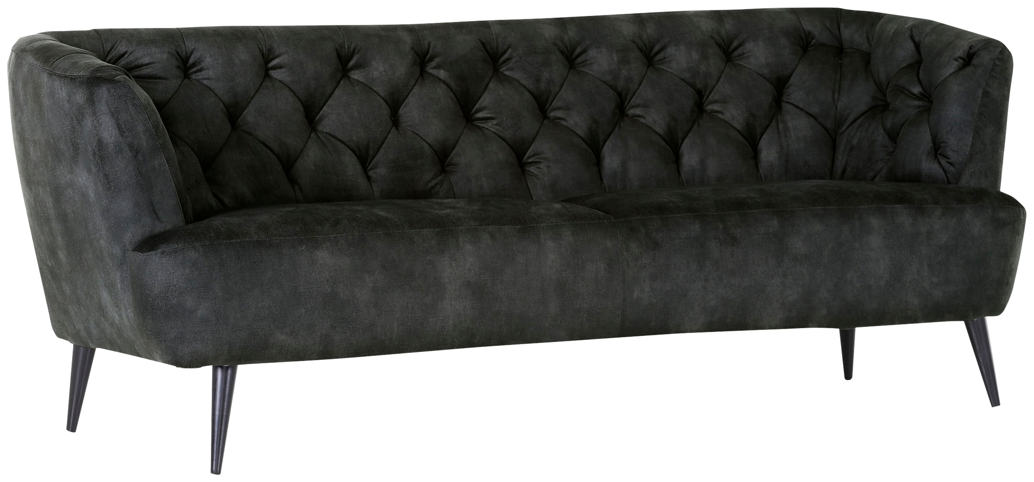 Küchensofa GUTMANN FACTORY "Kelly", grün (antrazit, grün, petrol), B:210cm H:83cm T:70cm, 100% Polyester, Sofas