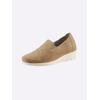 Slipper CASUAL LOOKS, Damen, Gr. 40, braun (camel), Veloursleder, sportlich, Schuhe
