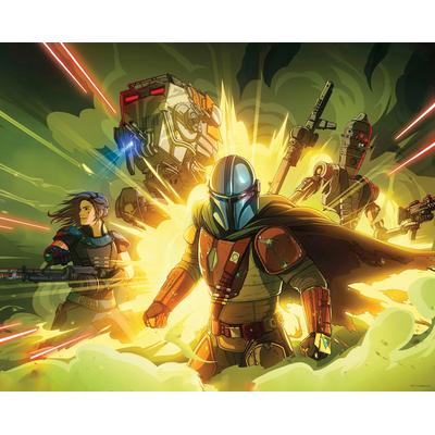 Bild KOMAR "Mandalorian Fireteam", bunt (farbe bild(er): bunt), B:50cm H:40cm, Papier, Holz, Bilder, Wandbild zur Dekoration im Kinderzimmer - ohne Rahmen Image