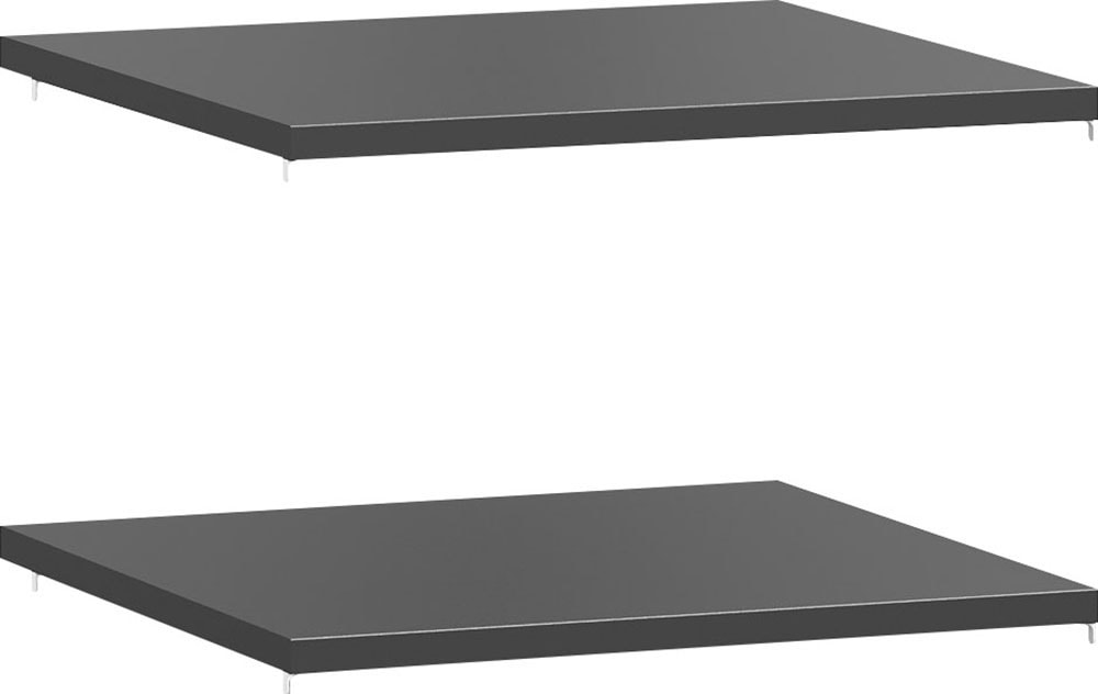 Einlegeboden "York Schlafen", grau (grau anthrazit), B:55,2cm H:2,2cm T:55cm, Spanplatte, SET ONE BY MUSTERRING, Einlegeböden, 2er-Set, anthrazit oder weiß, verschiedene Größen