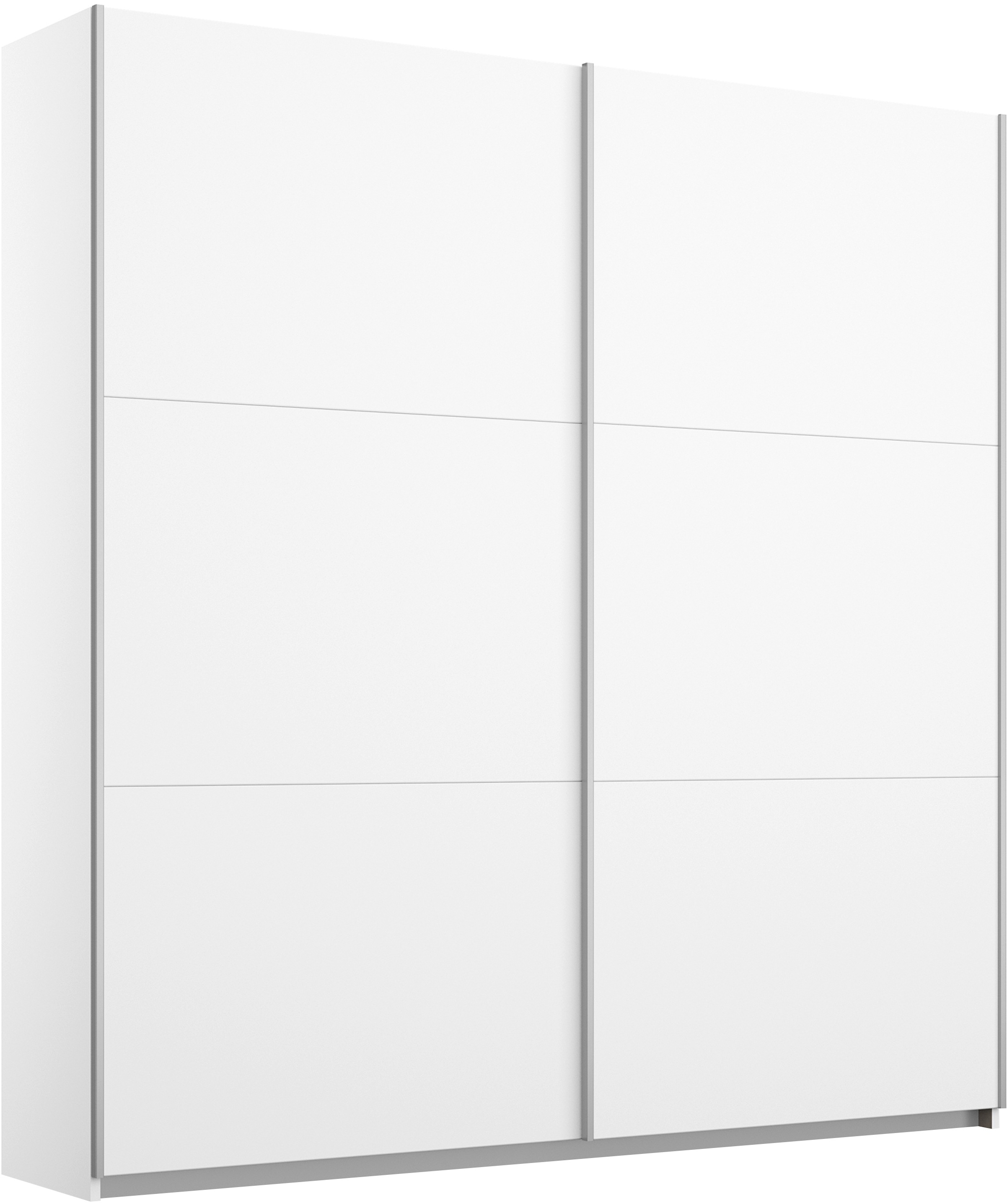 Schwebetürenschrank RAUCH "AURELIO Kleiderschrank Garderobe TOPSELLER OTTO´s CHOICE", weiß (alpinweiß), B:175cm H:210cm T:59cm, Holzwerkstoff, Schränke, 3 verschiedene Ausstattungsvarianten Griffe aus Metall MADE IN GERMANY Image