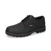 Schnürschuh CAMEL ACTIVE, Herren, Gr. 46, schwarz, Leder, Basic, Schuhe, Trachtenschuh, Freizeitschuh mit gepolsterter Innensohle