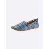 Slipper GEMINI, Damen, Gr. 37, blau (jeansblau), Glattleder, sportlich, Schuhe