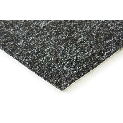 Teppichboden MY HOME "Bruno, Schlinge", grau (anthrazit), B:400cm H:4mm L:350cm, Polyester, Teppiche, meliert, Breite 400, robust, rutschsicher, 100% recyceltes Polyester Image