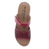 Pantolette REFLEXAN, Damen, Gr. 40, rot (kirsche), Glattleder, sportlich, Schuhe