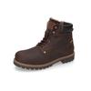 Winterboots CAMEL ACTIVE, Herren, Gr. 44, braun (dunkelbraun), Leder, casual,Basic,modisch, Schuhe, Schnürstiefel mit Profilsohle und Warmfutter