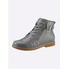 Schnürstiefelette ANDREA CONTI, Damen, Gr. 41, grau, Leder, Glattleder, modisch, Schuhe
