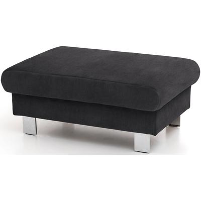 Hocker COTTA "Komaris", schwarz, B:100cm H:45cm T:65cm, Microfaser PRIMABELLE (100% Polyester), Kunstleder SOFTLUX, Feinstruktur (100% Polyester), Kunstleder SOFTLUX/Struktur (100% Polyester), NaturLEDER, Hocker Image