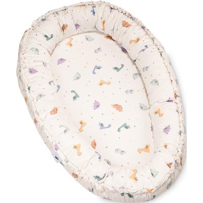 Kuschelnest JULIUS ZÖLLNER "NIDO, Little Dinos", bunt (little dinos), Obermaterial: 100% Baumwolle. Füllung: 100% Polyester, Bettnestchen, Made in Germany Image