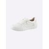 Sneaker CAPRICE, Damen, Gr. 42, weiß, Glattleder, Textil, sportlich, Schuhe