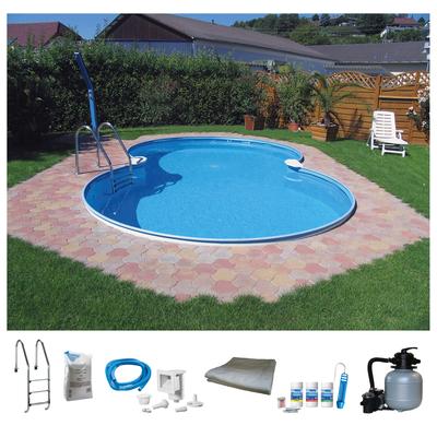 Achtformpool MY POOL BWT "SYDNEY 2", weiß, B:360cm H:120cm L:625cm, Schwimmbecken, für den Volleinbau inkl. umfangreichem Zubehör in versch. Größen Image