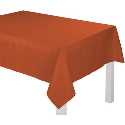 Tischdecke WIRTH "NEWBURY" Gr. 4, orange (terrakotta), B:130cm L:190cm, Polyester, Baumwolle, Tischdecken Image