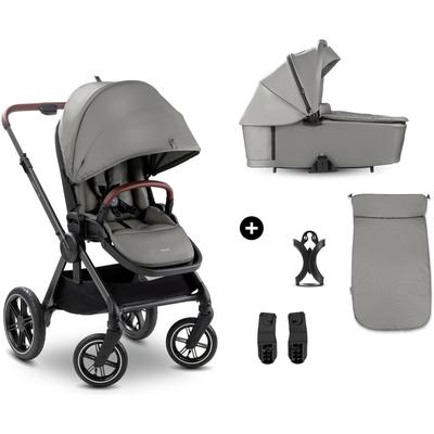 Kombi-Kinderwagen HAUCK "Comfort N Care Air", Baby, grau (dunkelgrau), Aluminium, Polyester, Kinderwagen, Belastbarkeit bis 22 kg