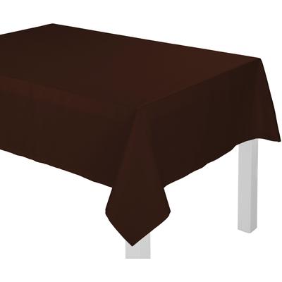 Tischdecke WIRTH "NEWBURY" Gr. 2, braun, B:120cm L:120cm, Polyester, Baumwolle, Tischdecken Image