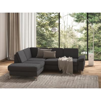 Ecksofa SIT & MORE "Padua L-Form", braun (espresso), B:276cm H:89cm T:228cm, Sofas, inklusive Sitztiefenverstellung, Armteilfunktion und Federkern Image