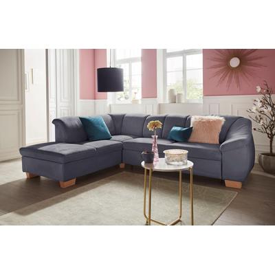 Ecksofa SIT & MORE "Santo L-Form", grau, B:272cm H:82cm T:206cm, Sofas, mit Federkern, wahlweise mit Bettfunktion und Stauraum Image
